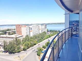 Апарт-отели Best Apartments in Most City Днепр Апартаменты с 1 спальней и балконом, вид на реку-20